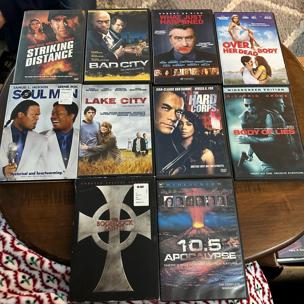 10 Movie DVD collection